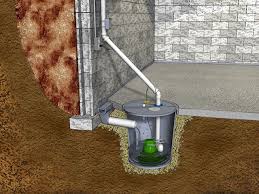 Alta Property Services technician performing sump pump repair in Addison IL basement