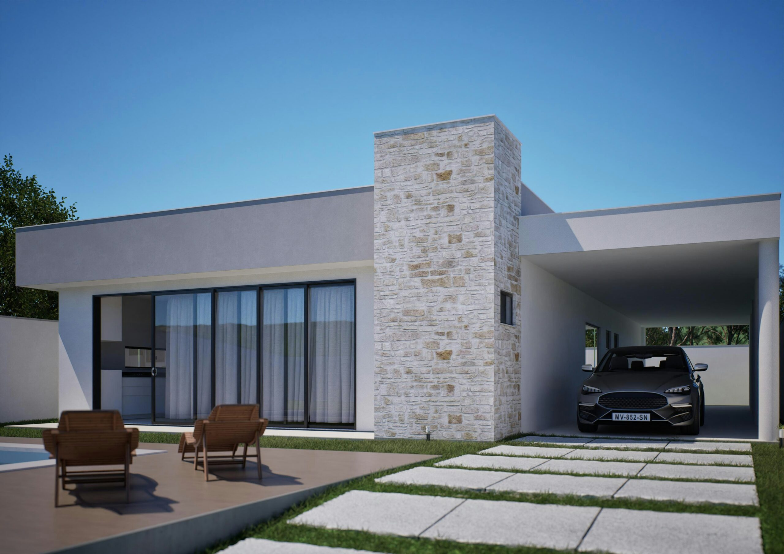 Alta property services team working on a Glen Ellyn IL property exterior