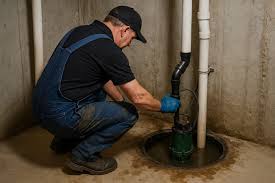 Sump pump system installed in Glen Ellyn IL home by Alta Property Services