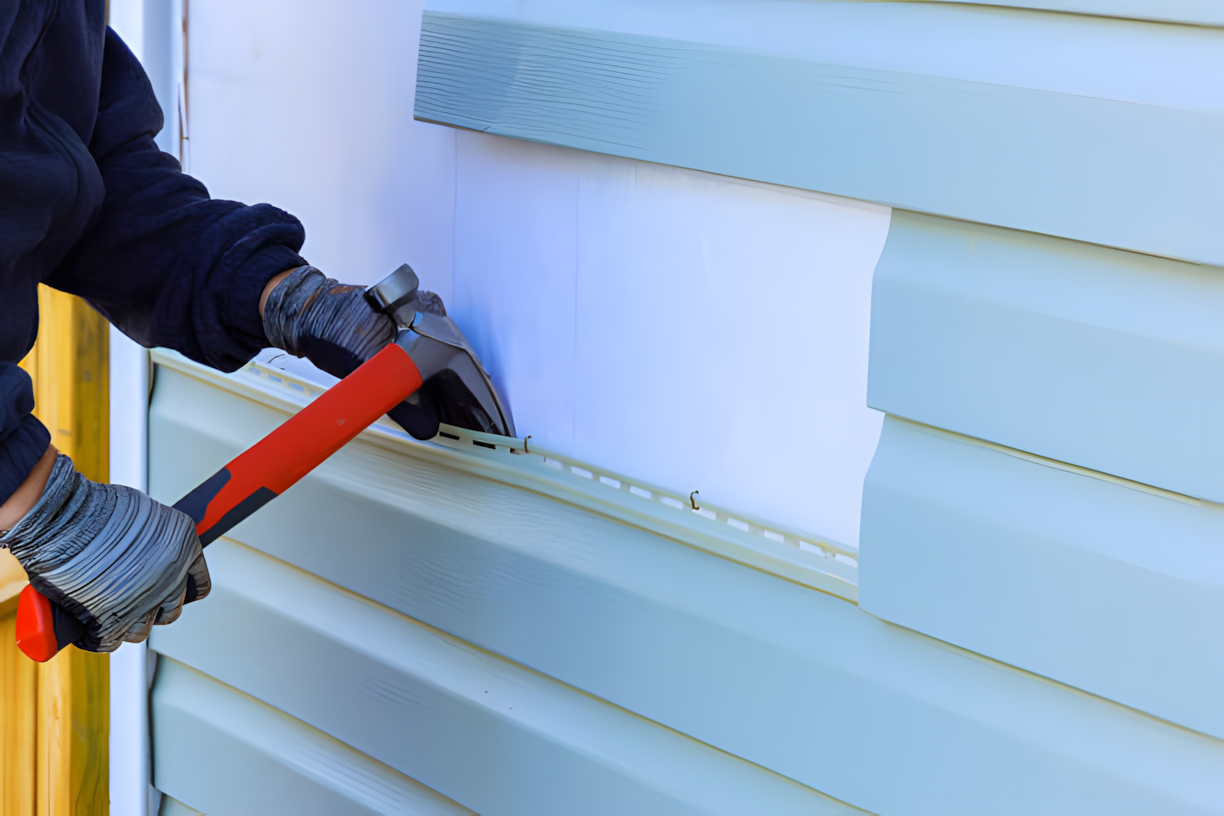 Storm damage siding repair and replacement in Schaumburg IL by Alta Property Services