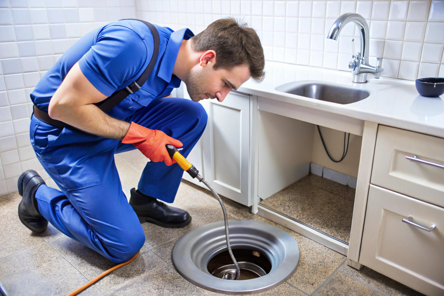 Alta Property Services crew completing plumbing pipe repair in Chicago suburb